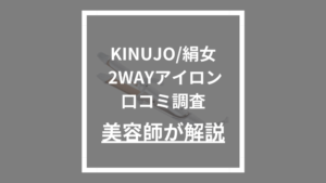 KINUJO/絹女2WAYアイロン