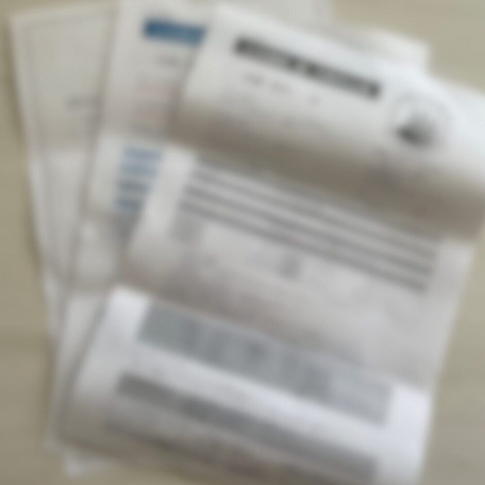 実際の自毛植毛の見積書